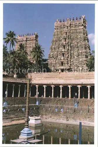 Madurai Eastern Gopura of Meenakshi Tempel  Kat. Madurai
