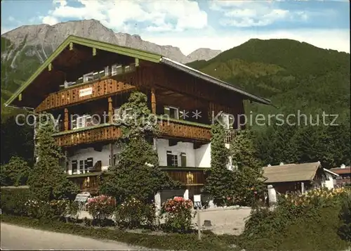 Salzberg Berchtesgaden Gaestehaus Marienruhe  Kat. Berchtesgaden