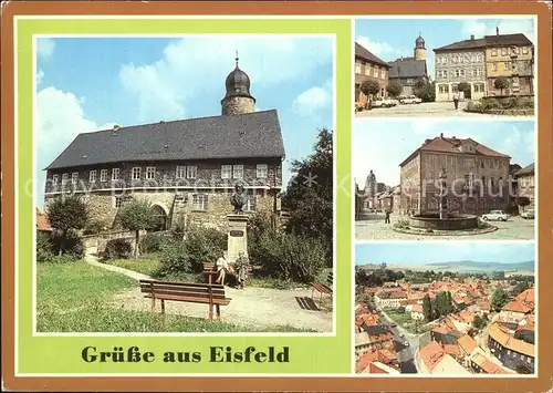 Eisfeld Schloss Markt Rathaus  Kat. Eisfeld