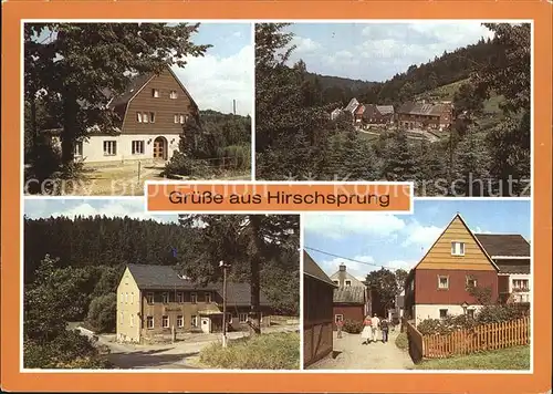 Hirschsprung Gaststaette Buschhaus Ladenmuehle  Kat. Altenberg