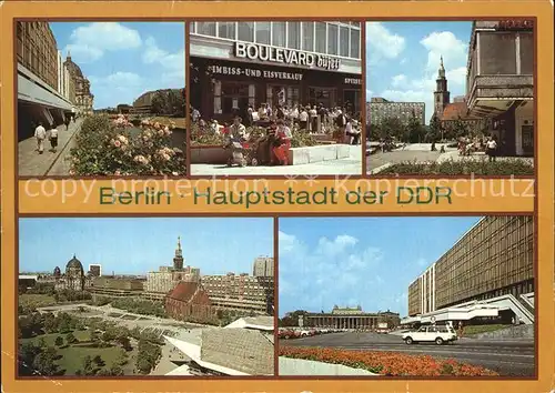 Berlin Palast der Republik Fussgaengerboulevard Dircksenstrasse Kat. Berlin