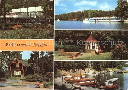 Bad Saarow Strandgaststaette Maxim Gorki Gedenstaette Solquelle Jachthafen  Kat. Bad Saarow