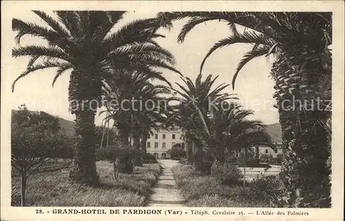 Pardigon Grand Hotel Allee des Palmiers