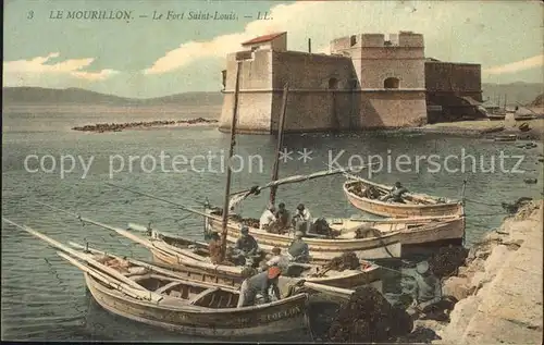 Le Mourillon Fort Saint Louis Bateaux de Peche Kat. Aux Aussat