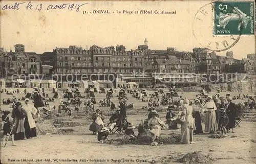 Onival Somme Plage Hotel Continental Strand Kat. Ault
