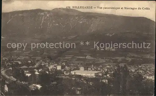 Bellegarde sur Valserine Vue panoramique et Montagne du Credo Kat. Bellegarde sur Valserine