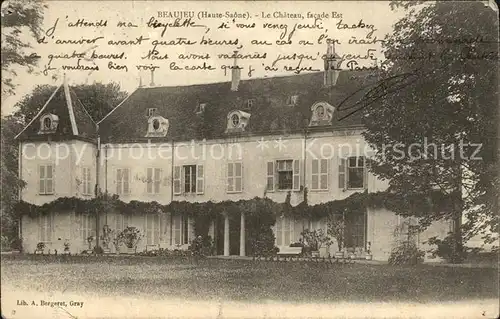 Beaujeu Saint Vallier Pierrejux et Quitteur Chateau Facade Est Schloss Kat. Beaujeu Saint Vallier Pierrejux et Quitteur