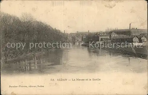 Sedan Ardennes La Meuse et la Sorille Kat. Sedan