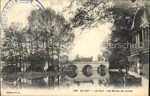 Olivet Loiret Pont Bords du Loiret Kat. Olivet