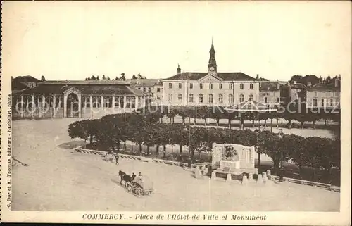 Commercy Meuse Place de l Hotel de Ville et Monument Kat. Commercy