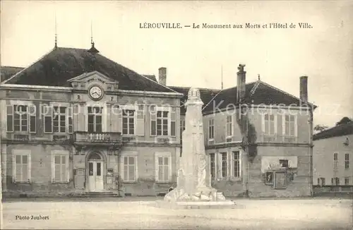 Lerouville Monument aux Morts Hotel de Ville Kat. Lerouville