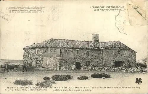 Lanarce Auberge Sanglante de Pereybeille Kat. Lanarce