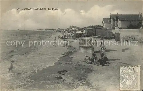 Chatelaillon Plage La Plage Strand Kat. Chatelaillon Plage