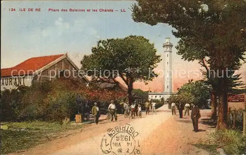 Ile de Re Phare des Baleines et les Chalets Kat. Saint Martin de Re