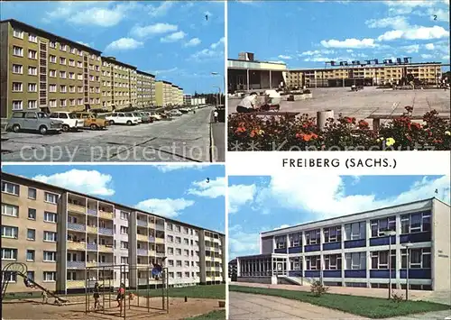 Freiberg Sachsen Neubauten Tschaikowskistrasse Versorgungszentrum Unicent Kat. Freiberg