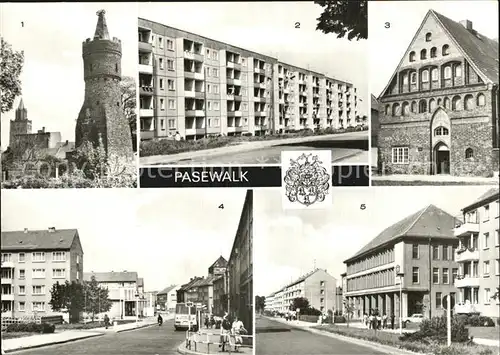 Pasewalk Mecklenburg Vorpommern Mauerturm Kiek in de Mark Feierabendheim Leninstrasse HO Magnet Kat. Pasewalk