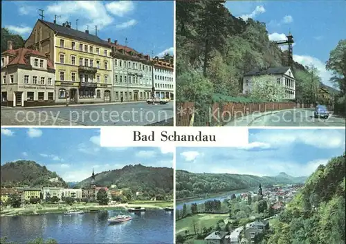 Bad Schandau Markt Personenaufzug Elbe Kat. Bad Schandau