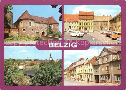 Belzig Bad Burg Eisenhardt Markt Strasse der Einheit