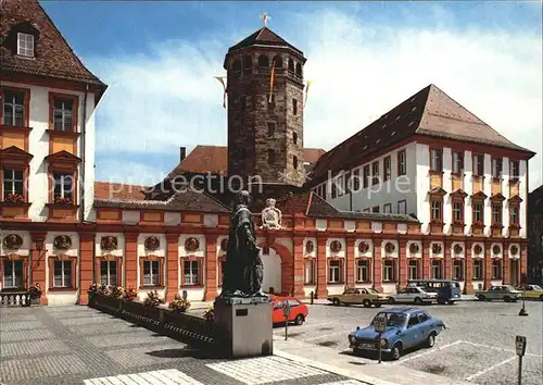 Bayreuth Altes Schloss Maximiliandenkmal Kat. Bayreuth