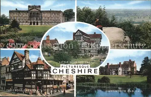 Cheshire Litte Moreton Hall Cross Chester Gawsworth old Hall Lyme Park 