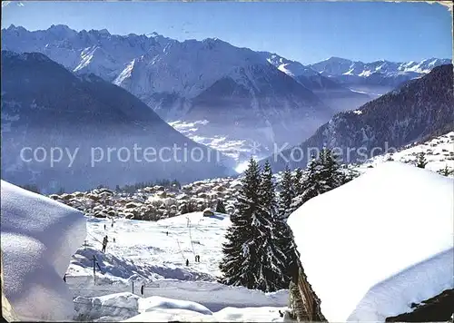 Verbier Panorama Winter Kat. Verbier