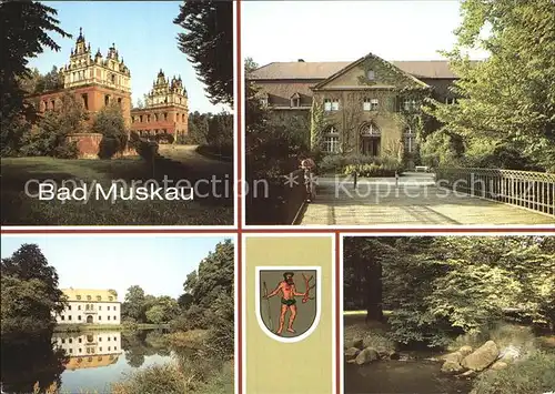 Bad Muskau Oberlausitz Schlossruine Moorbad Altes Schloss Landschaftspark Kat. Bad Muskau