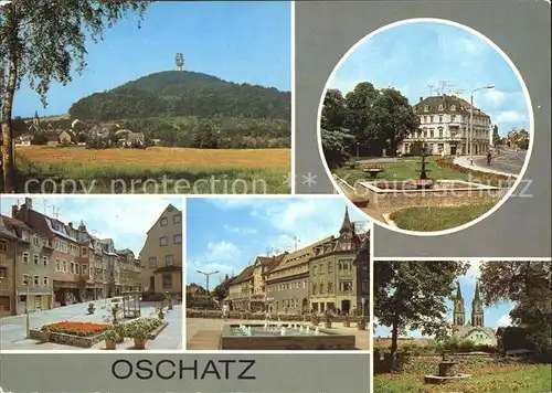 Oschatz Collmberg Leipziger Platz Promenade Sporerstrasse Kat. Oschatz