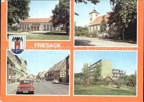 Friesack Mensa der Ingenieurschule Kirche Berliner Strasse Polytechnikum Kat. Friesack