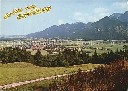 Grassau Chiemgau Panorama  Kat. Grassau