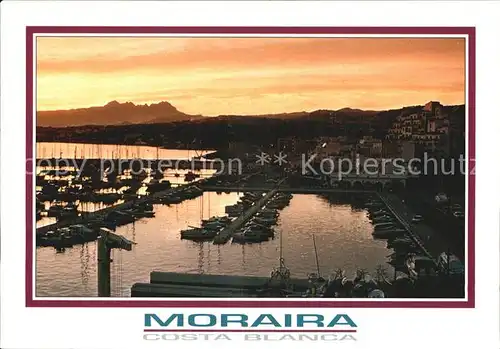 Moraira Hafen  Kat. Alicante