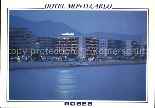 Roses Costa Brava Hotel Montecarlo  Kat. Spanien