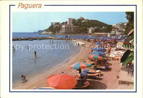 Paguera Mallorca Islas Baleares Strand Kat. Calvia