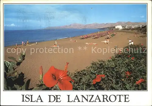 Lanzarote Kanarische Inseln Playa de Puerto del Carmen 