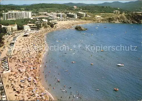 Palamos Playa de La Fosca Fliegeraufnahme Kat. Palamos Costa Brava