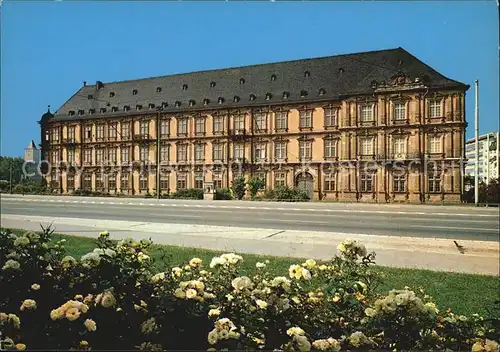 Mainz Rhein Kurfuerstliches Schloss Rheinfront 