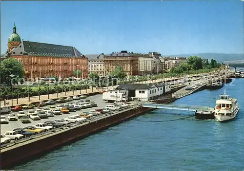 Mainz Rhein Rheinufer Kurfuerstliches Schloss 