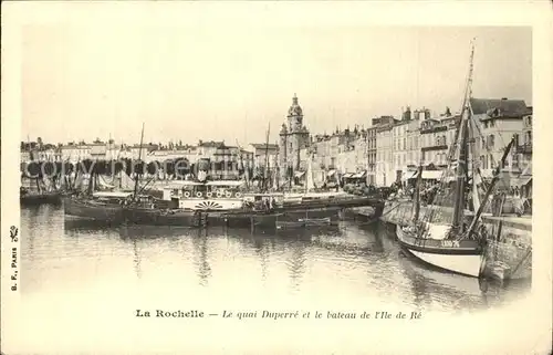 La Rochelle Charente Maritime Quai Duperre et Bateau de l Ile de Re Kat. La Rochelle
