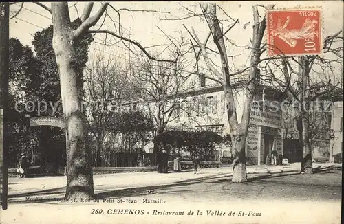 Gemenos Restaurant de la Vallee de Saint Pons Kat. Gemenos
