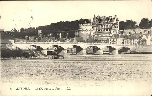 Amboise Chateau et le Pont Kat. Amboise