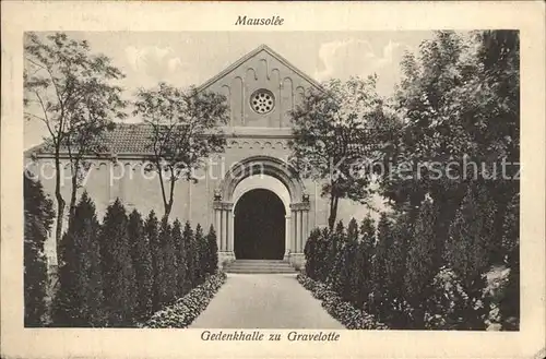 Gravelotte Moselle Mausolee Gedenkhalle Kat. Gravelotte