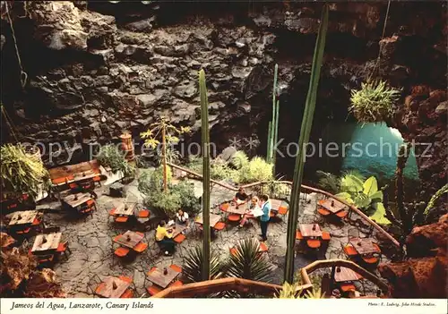 Lanzarote Kanarische Inseln Jameos de Agua Luftaufnahme