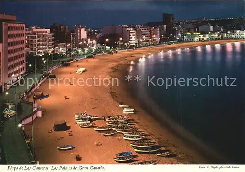 Las  Palmas Playa de Las Canteras Nacht Kat. Spanien