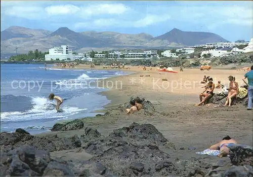 Lanzarote Kanarische Inseln Puerto del Carmen Strand