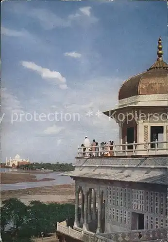 Agra Uttar Pradesh Blick vom Fort Kat. Agra