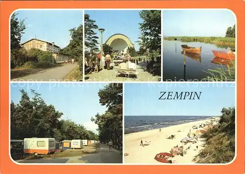 Zempin Camping Strand Konzertmuschel Kat. Zempin