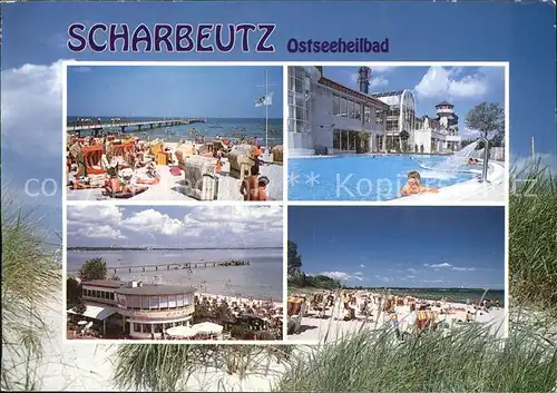 Scharbeutz Ostseebad Strand Seebruecke Freibad Kat. Scharbeutz