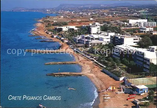 Crete Kreta Fliegeraufnahme Pigianos Cambos Kat. Insel Kreta