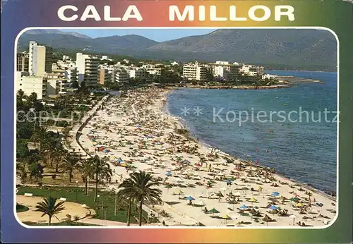 Cala Millor Mallorca Strand Kat. Islas Baleares Spanien