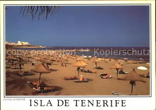 Playa de las Americas Strand Kat. Arona Tenerife Islas Canarias