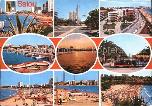 Salou Hafen Strand  Kat. Tarragona Costa Dorada